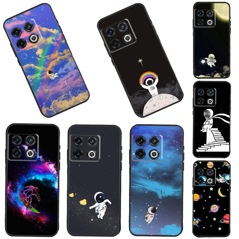 Star Astronaut Cute Phone Case For Oneplus Nord 2 T Ace 10R 9 R One Plus 10 9 Pro Soft Silicone Back Cover Funda