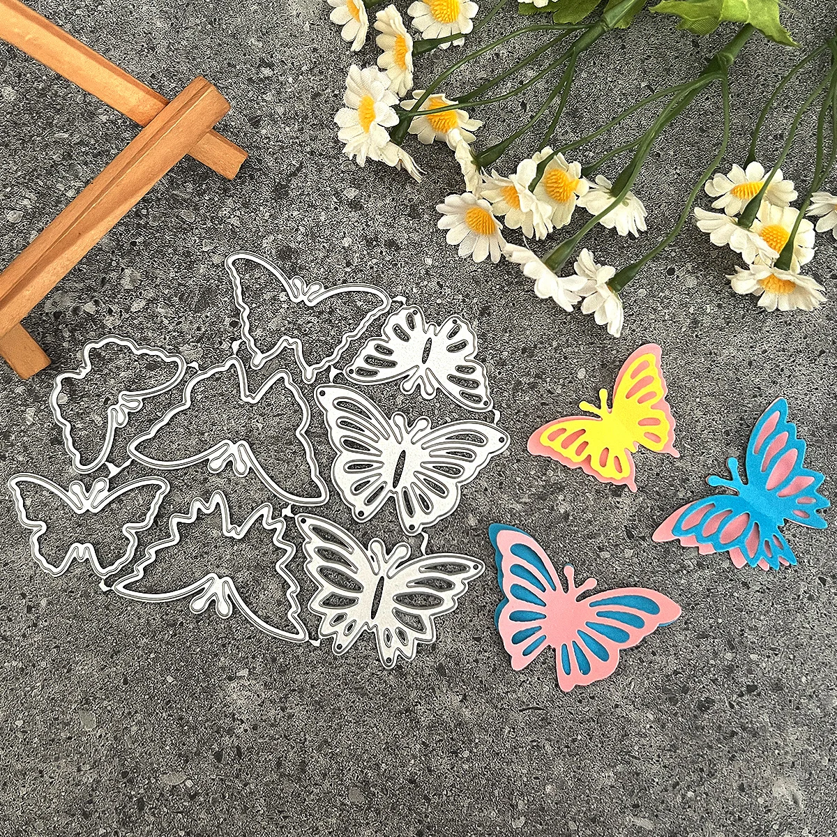 Cartoon Ant Butterfly Elk And Feather Metal Cutting Dies Scrapbook Embossing DIY Craft Die Cut Album Greeting Card Blade Punch