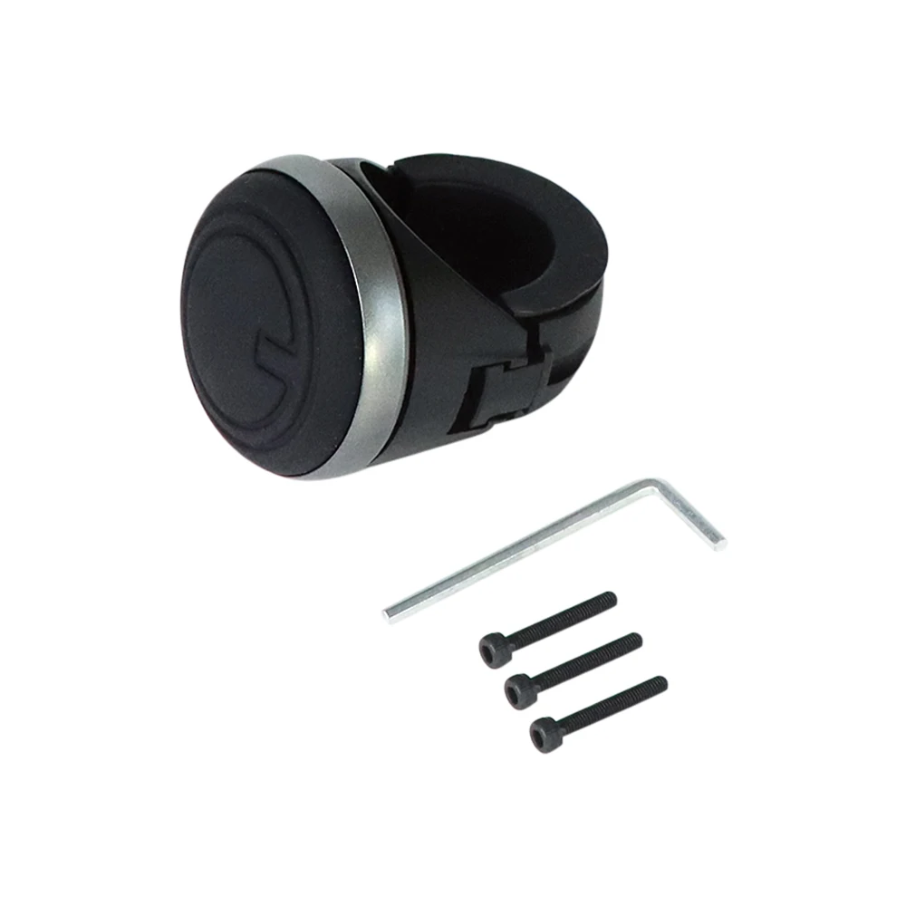 360 درجة تحول عجلة توجيه سيارة الداعم سبينر مقبض سيارة دوران المعادن تحمل مقبض الطاقة الكرة على شكل مساعد جزء #5