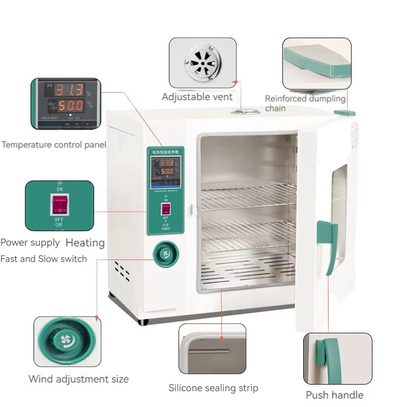 

Electrothermal Constant Temperature Incubator Laboratory Bacteria Mold Microbial Cell Plant Seed Germination Box Thermostat