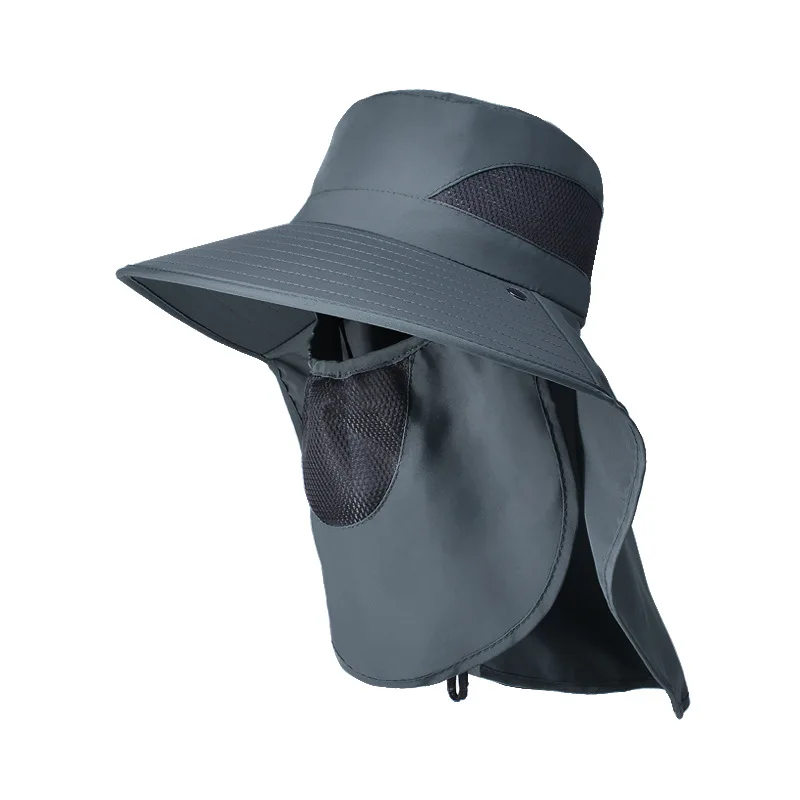 

Summer UV Neck Protection Fisherman Caps For Women Men Shawl Sun Hat For Hiking Fishing Hat Male Outdoor Wide Brim Bucket Hats