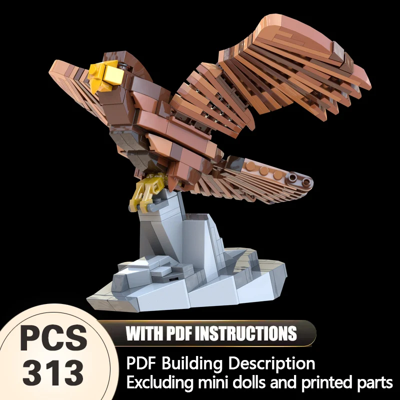 

Creators Animal Series Model MOC Building Bricks Eagle Modular Technology Gifts Holiday Assemble Children Toys Suit