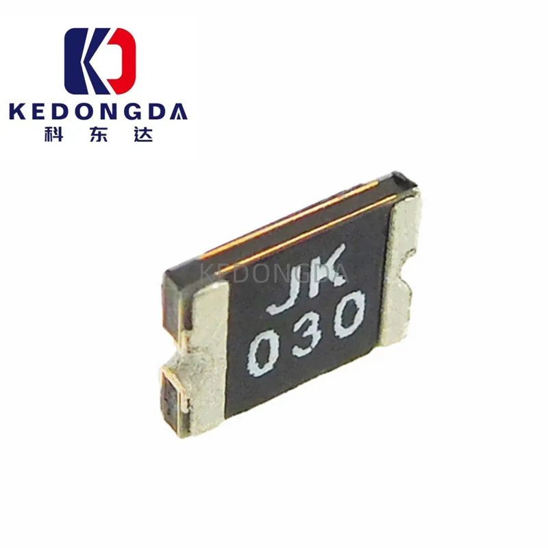 1812 Gold self-recovery fuse 0.3A 30V Surface mount self-recovery fuse silk screen printing JK030