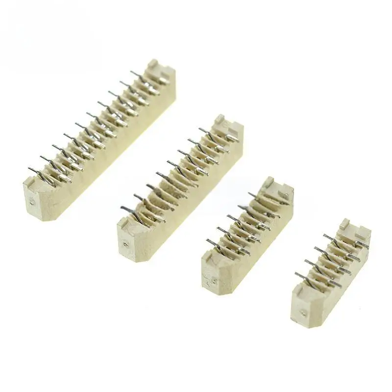10PCS FPC/FFC Connector, 1.0mm Pitch, Single-Side Contact, Vertical SMT 4P/6P/8P/10P/16P/20P-40P