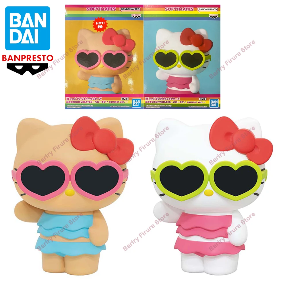 

BANPRESTO Sanrio Characters Anime SOFVIMATES 15CM Hello Kitty Original Genuin Anime Figure Action Figures Model Collection