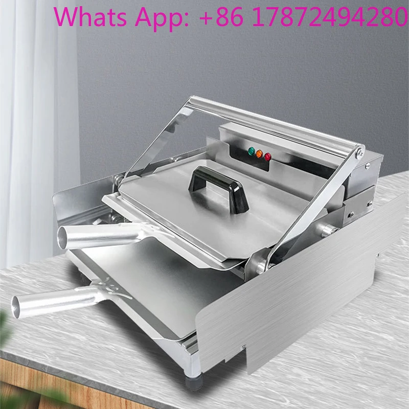 1KW Hamburger Machine Commercial Electric Bake Burger Maker Bread Grill Double Layer Batch Bun Toaster Heater With Timer