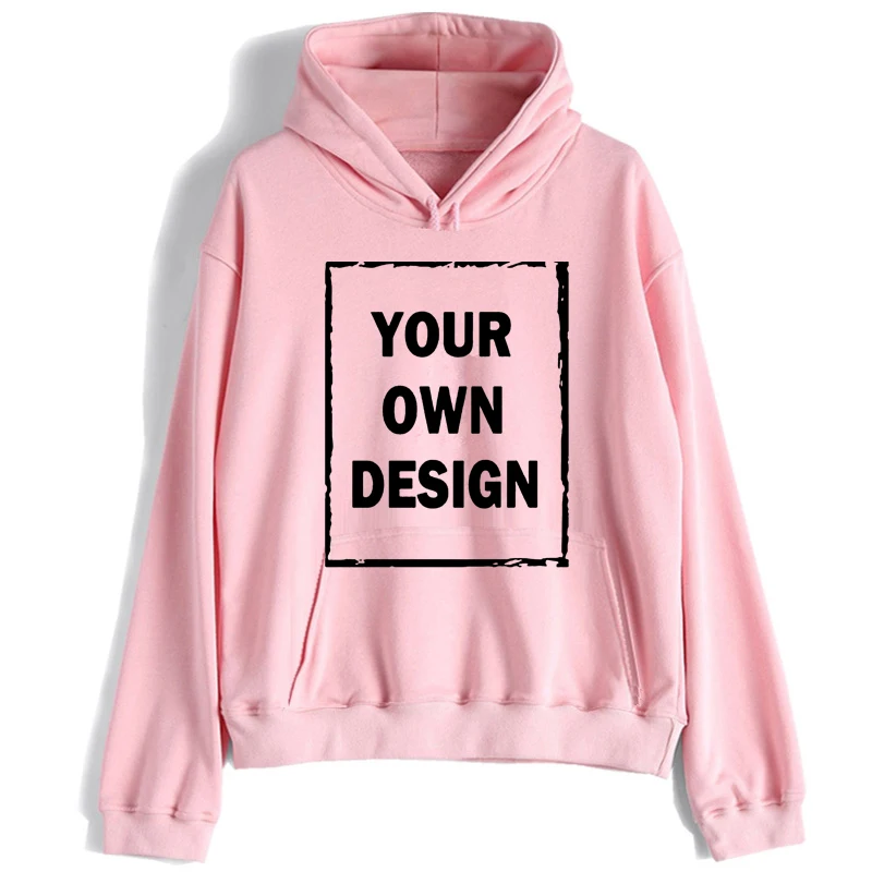 Customized Printed Diy Text Logo Image Hoodie men/Women Customized Hoodie Customized Logo Personalized Hoodie