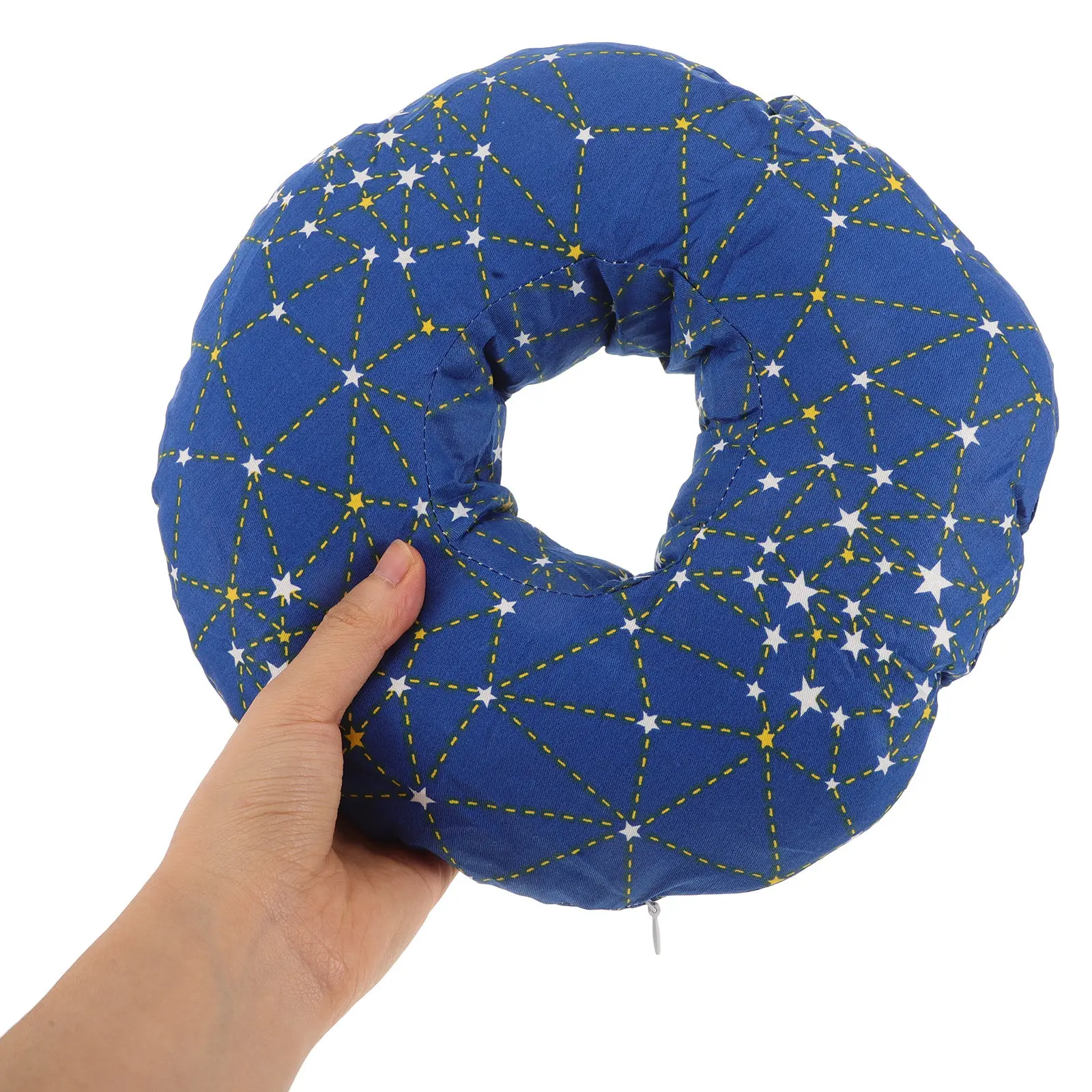Comfortable Ear Hole Pillow Soft Ergonomic Donut Cushion for Side Sleeping Sleepers Elderly Patients Beauty Salon Ear Piercing