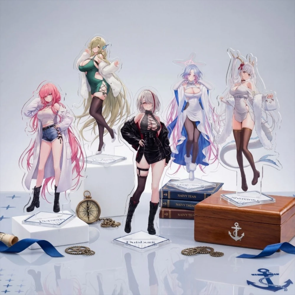 Figura de acrílico de Perseus Shinmanto de Zeven Provinciën del popular juego Azur, modelo de decoración de mesa, soporte de exhibición, regalos