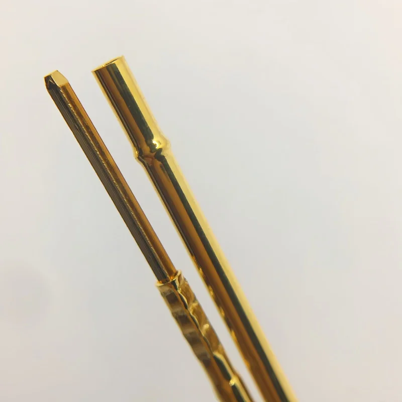 20/100PCS RM75-3W Test Pin PM75-B1 Receptacle Brass Tube Needle Sleeve Seat Wire-wrap Probe Sleeve 35.8mm Outer Dia 1.32mm