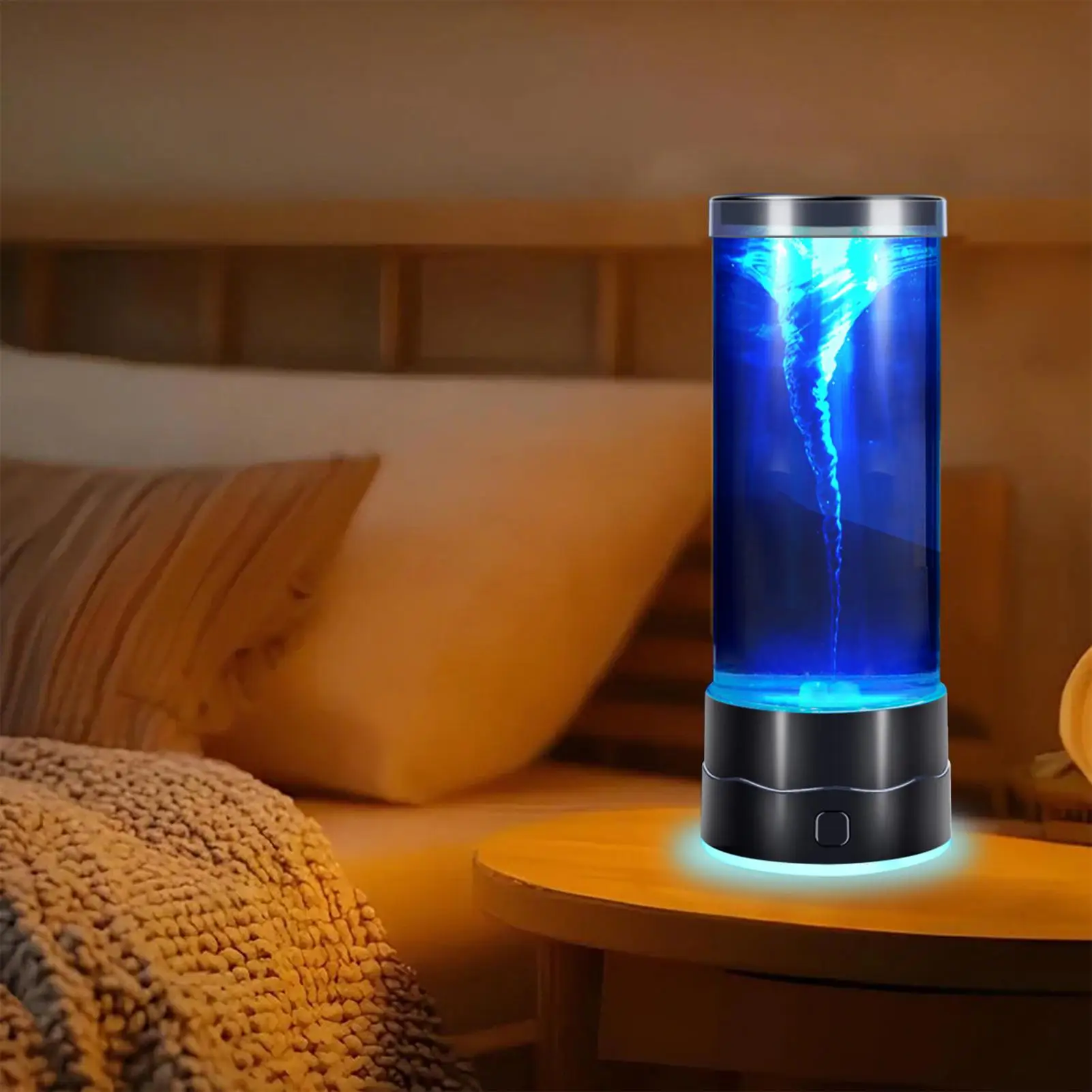 7 Color Changing Tornado Motion Mood Lamp Mini USB Multi-Color Relaxing Light Popular Sensory Atmosphere Lamp