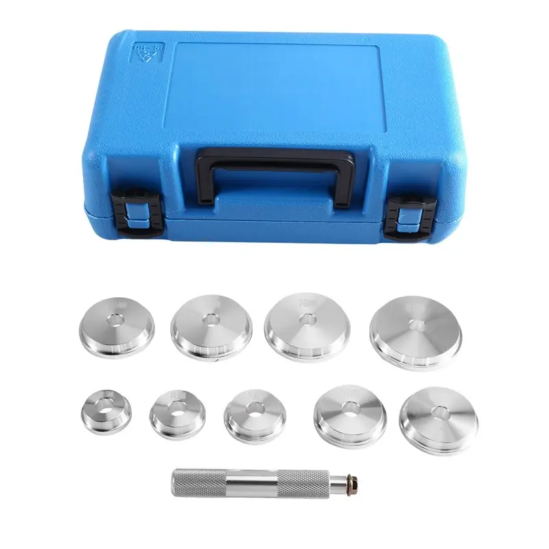 B97A-Aluminum Alloy Tool Bearing Race Seal Installation Set 10Pcs Axle Bushing Bearings& Seal Driver Master Parts