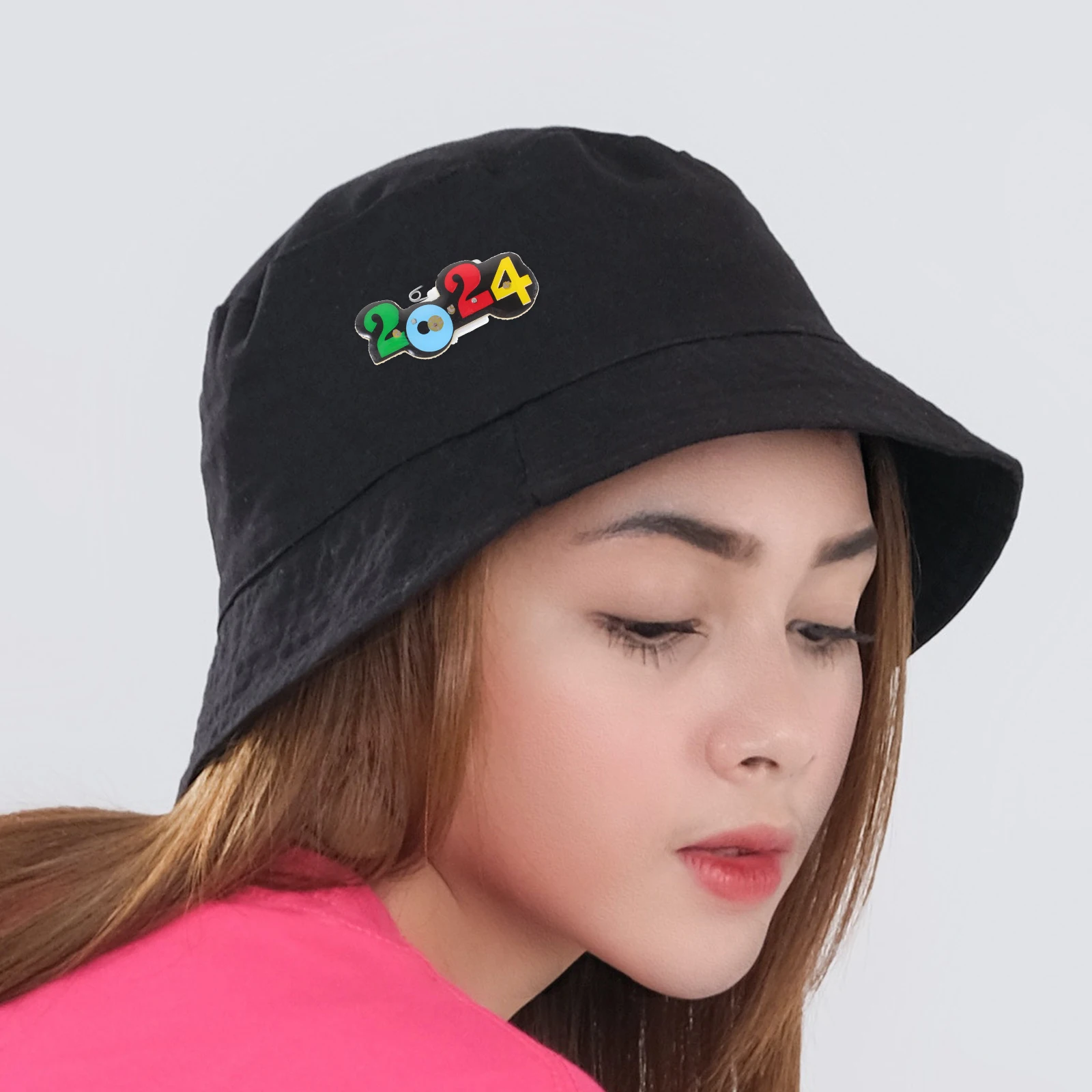 

25 Pcs Digital Luminous Badge Plastic Glow Brooch New Year 2024 Pin Decorative Shirt Hat Backpack Women Accessories