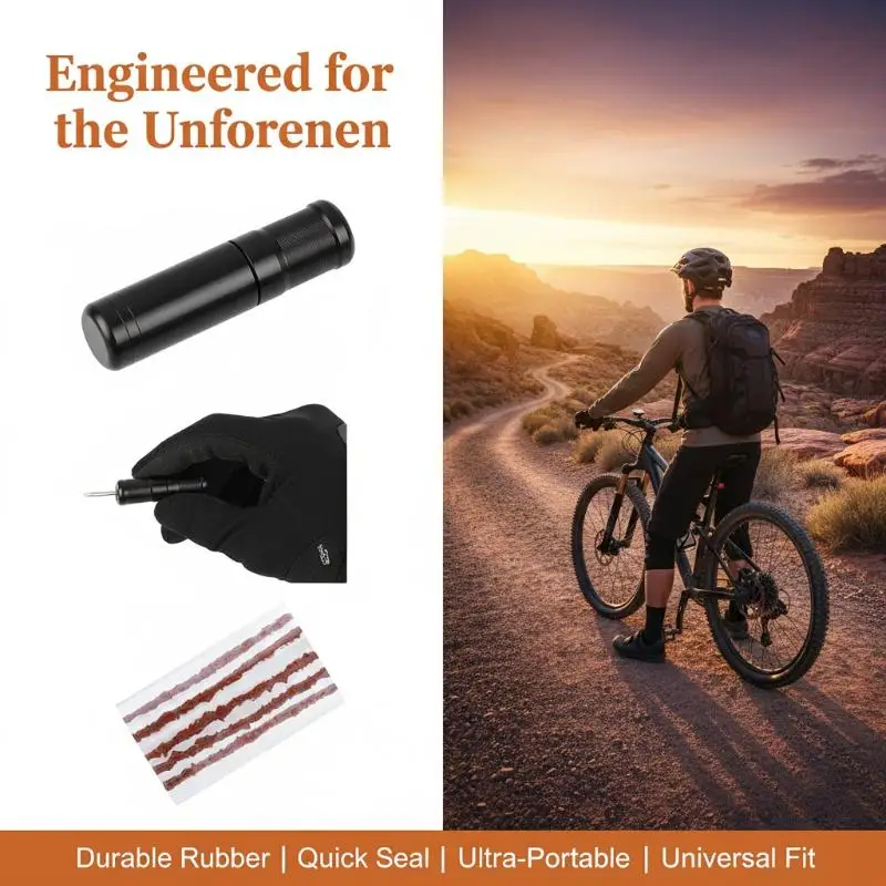 

Tubeless Tire Repair Strips 20 PCS Emergency Kit With Stirring Glue Quick Plug For Car Motorcycle Outdoor TravelHotsale