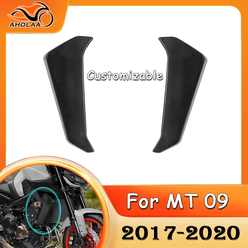 

Motorcycle Radiator Side Cover Panels Water Cooler Fairing For Yamaha MT 09 MT09 2017 2018 2019 2020 ABS Plastic Accessories