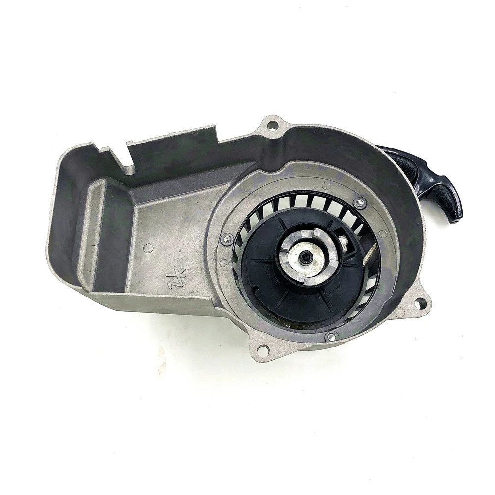 Free Shipping New Aluminium Pull Starter Start Mini Pocket Bikes ATVs Quad 49cc Mower Engines aluminum Natural color