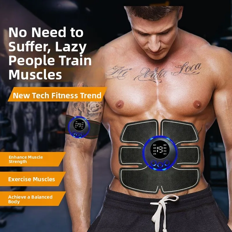 怠け者のための腹筋パッチフィットネスデバイス男性用ホームフィットネス機器腹筋トレーニングクイックマッスルトレーニング腹筋ツール