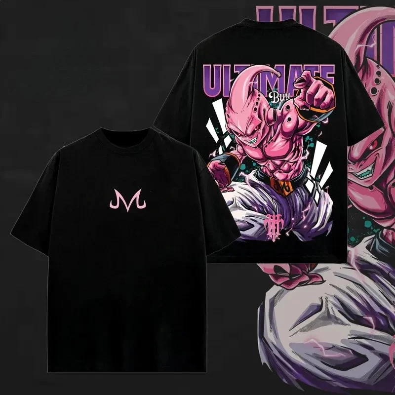 2026 Nueva Camiseta Corta de Verano con Estampado de Dragon Ball, Son Goku Vegeta, Ropa para Hombres y Mujeres, Camiseta Y2k, Ropa Urbana Vintage