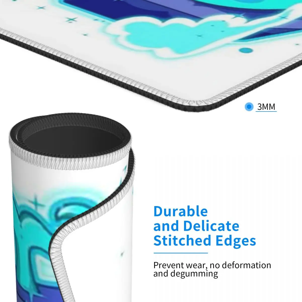 Blox Fruits Game Mouse Pad Computer Keyboard Mouse Mat Gamer PC Desk Mat Office Table Mats