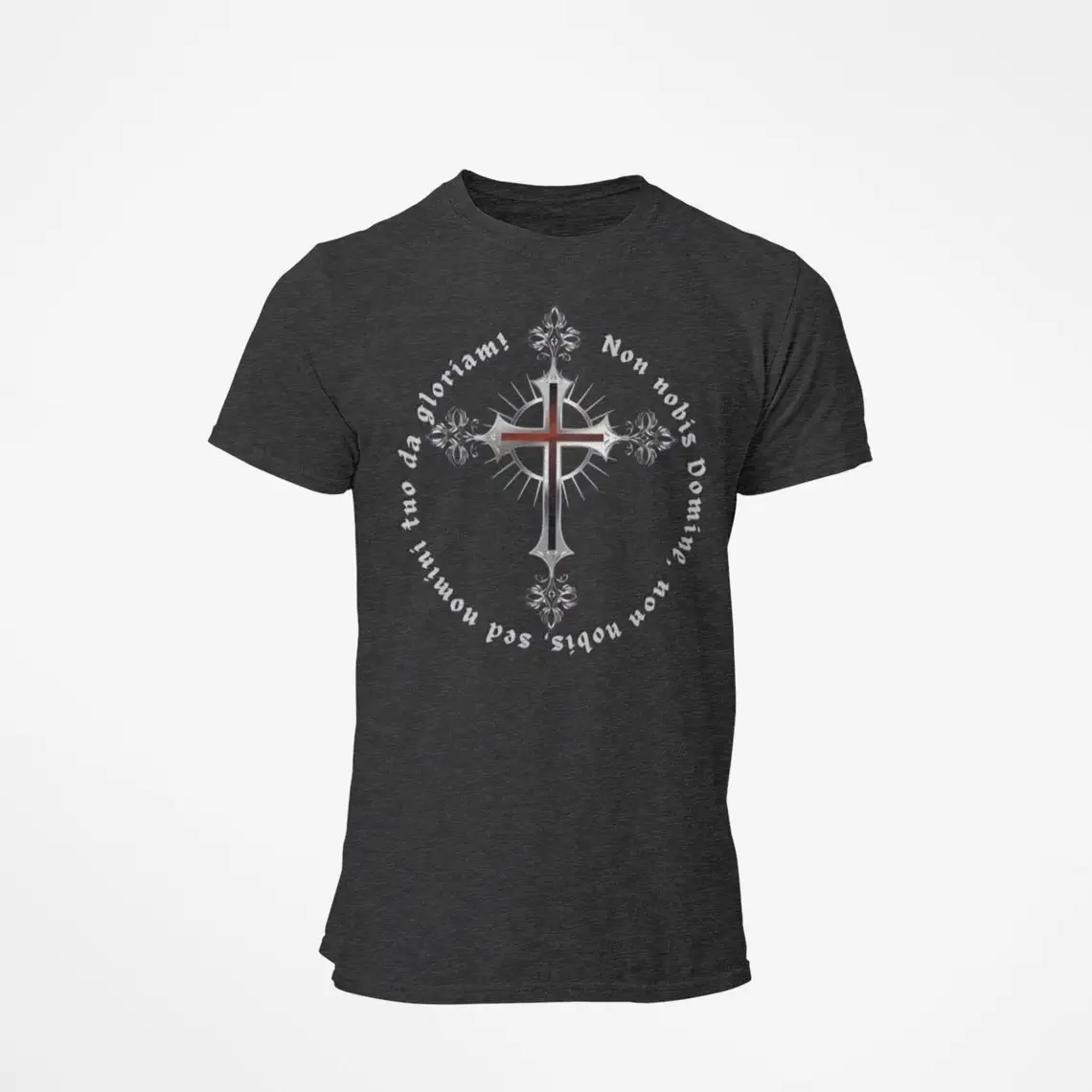 

Knights Templar Cross and Creeds Rare Religious Christian Crusader T-Shirt 100% Cotton O-Neck Short Sleeve Casual Mens T-shirt