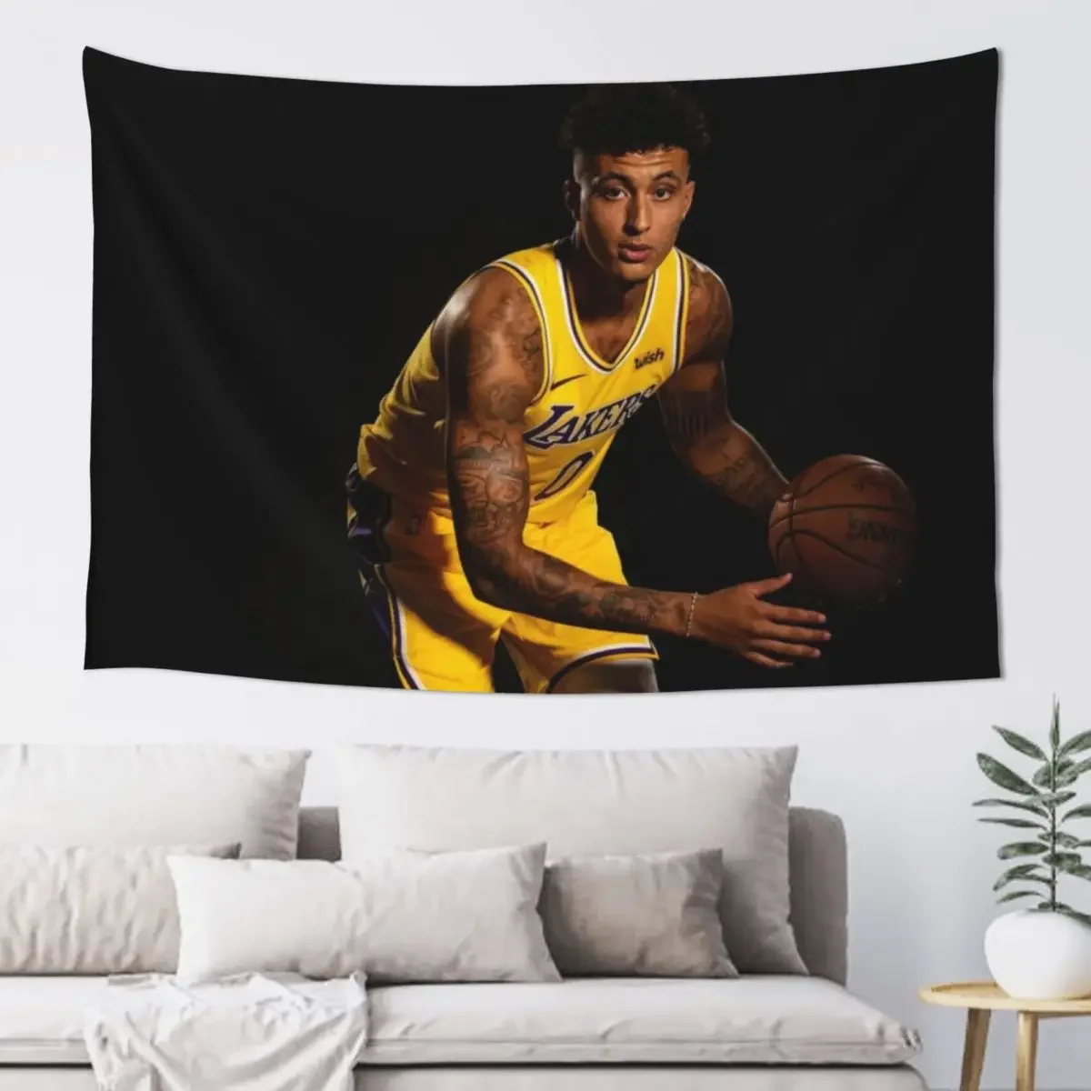 kyle kuzma Tapestry Decoration For Bedroom Wall Deco Bedroom Decor Aesthetic Tapestry