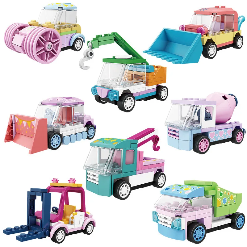 

Children's series building block gifts, rebound carts, children's assembly and educational toys