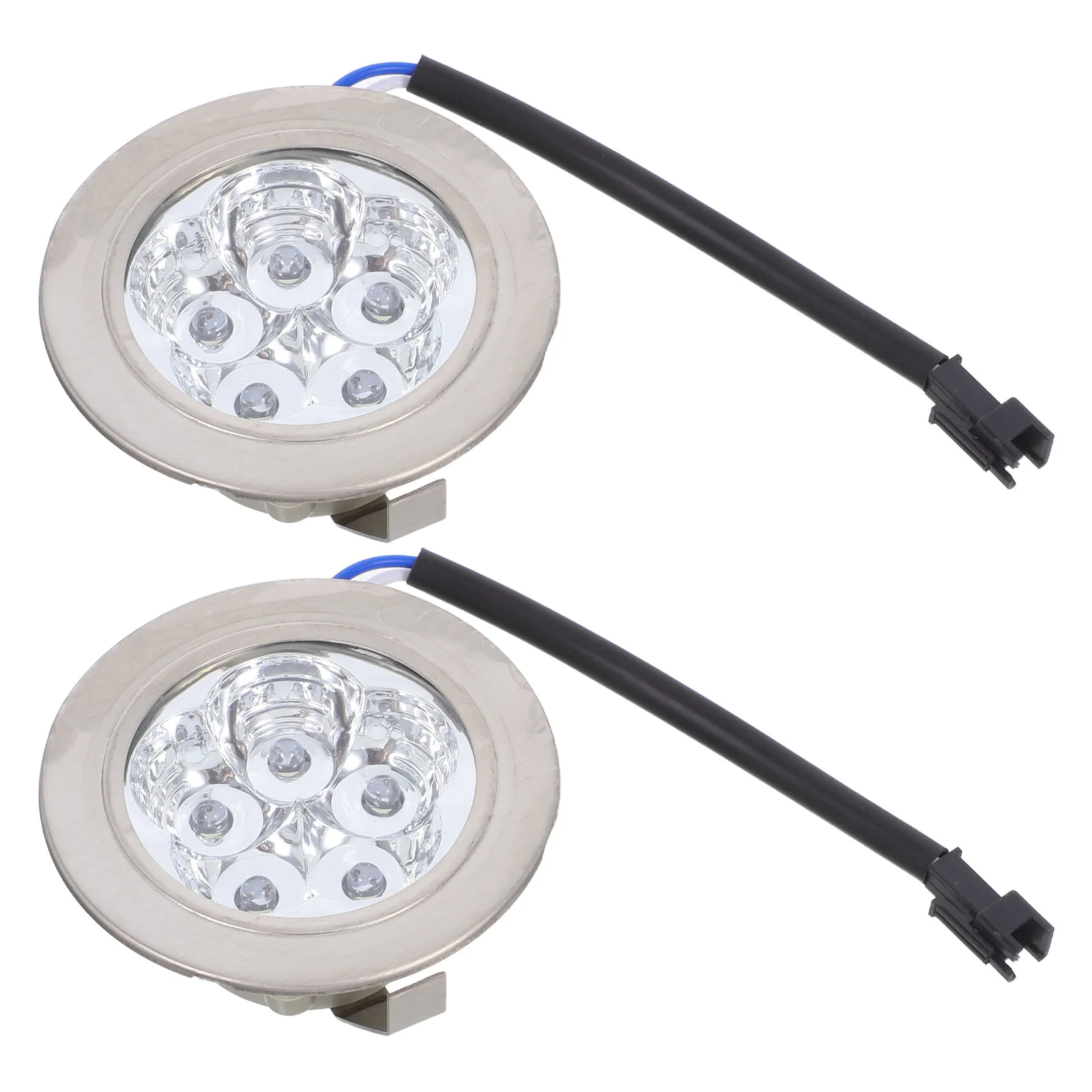 2Pcs LED Replacement Bulbs for Kitchen Range Hood Light Bulbs Cold White Stylish Round Design Bright Efficient Lighting Easy
