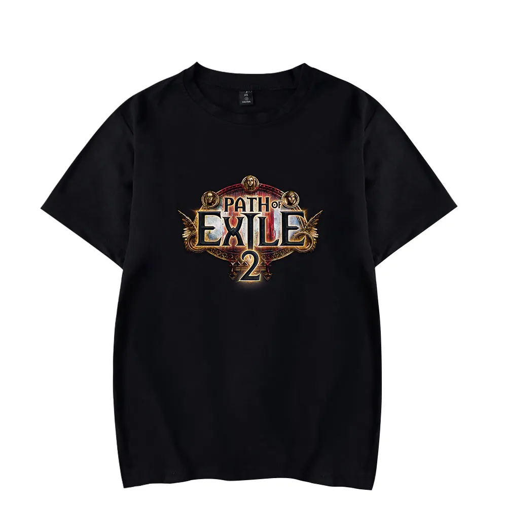 Hot Game Path Of Exile 2 shirts Merch T-shirts Women Men Fashion Casual Crewneck Short Sleeve Tee Streetwear Camiseta Chic Tops