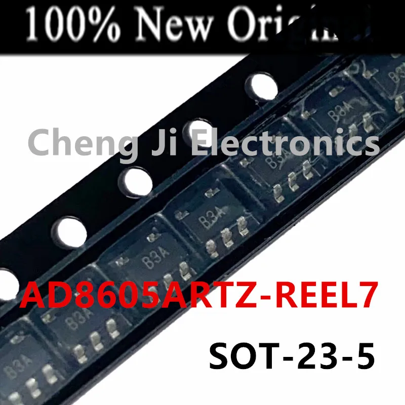 

10PCS/Lot AD8605ARTZ-REEL7 B3A 、AD8602ARMZ-REEL ABA New operational amplifier chip AD8605 、AD8602