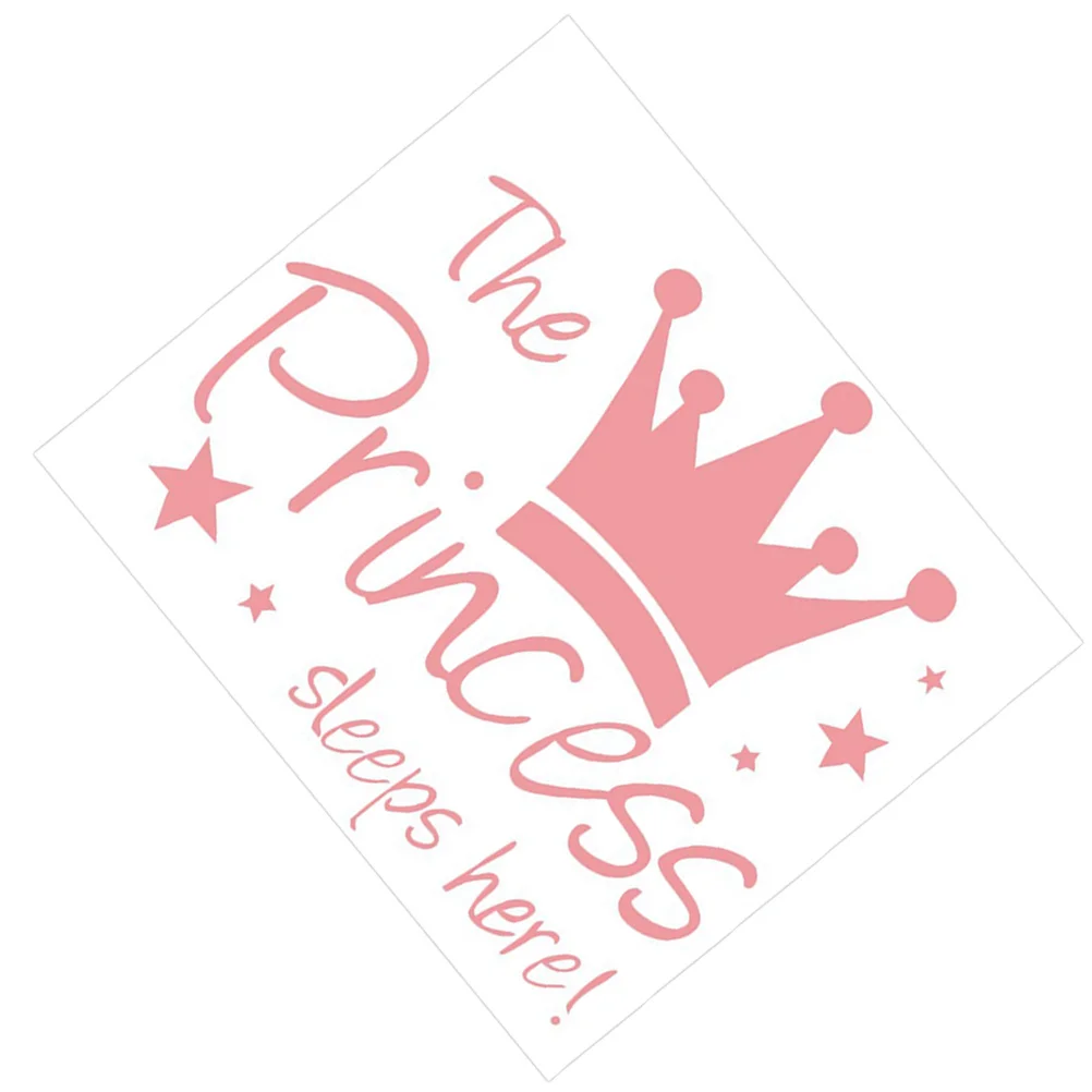 

Crown Wall Decals DIY Peel Stick Princess Theme Living Room Bedroom Adorn Wall Sticker Crown Stickers Room Ornament