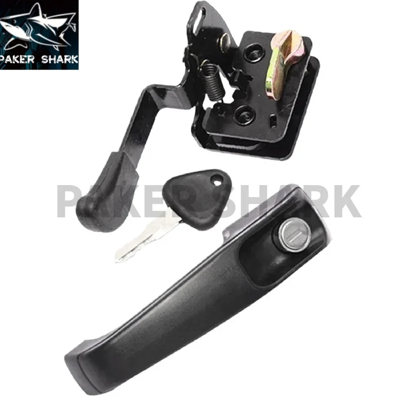 

For XE60D Cab Door Lock Assembly 60 60CA Car Door Lock Inner And Outer Handle Lock Block Excavator Parts