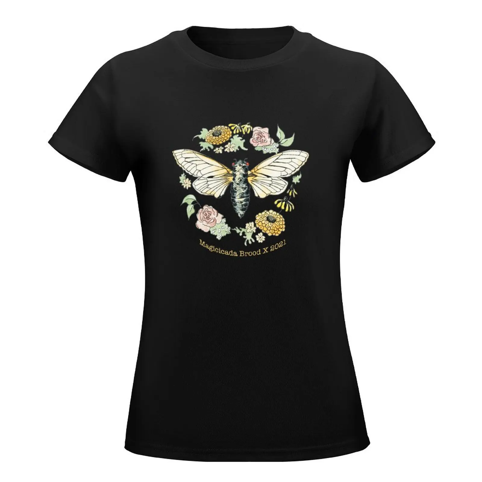 17-Year Cicada Brood X T-Shirt lady clothes shirts graphic tees kawaii clothes t shirt Women