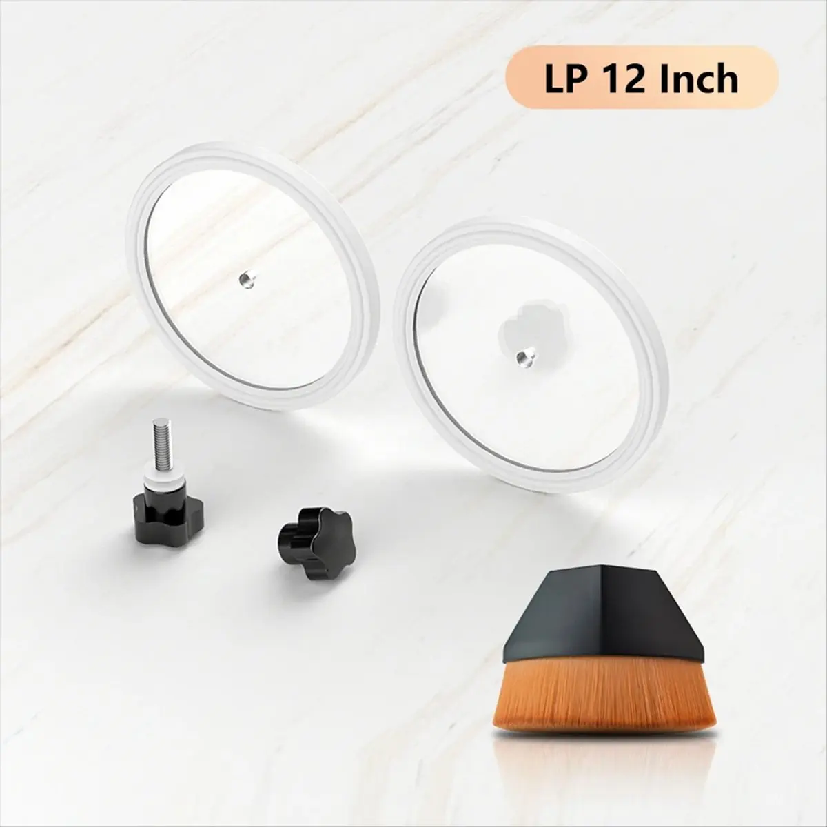 A003 Universal 7-12 Inch LP Vinyl Waterproof Clip Record Waterproof Cleaning Clip MS Professional Cleaning Set