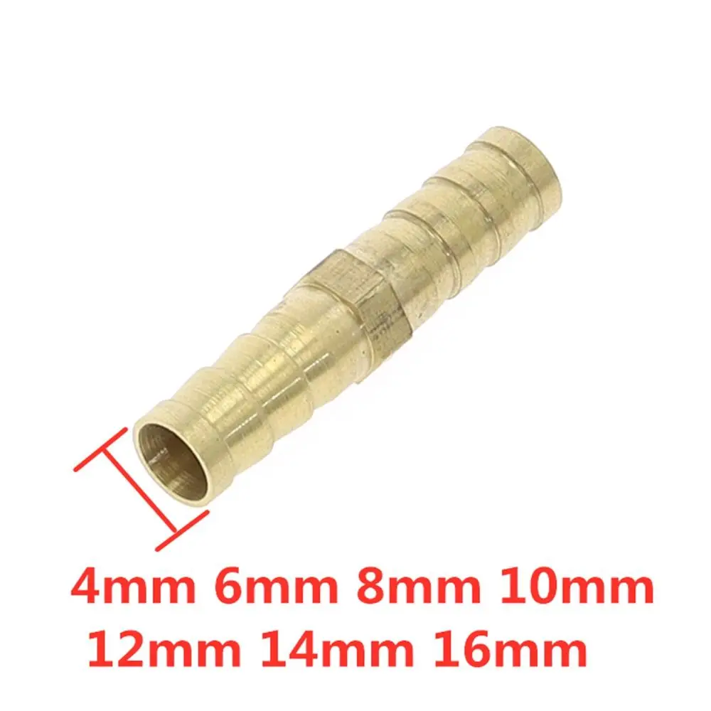 Accesorio de tubería, junta de tubo recto, 6mm, 8mm, 10mm, 12mm, 16mm, lengüeta de tubo OD 6-16mm, adaptador de conector de acoplador de lengüeta igual, tubo de PU PE