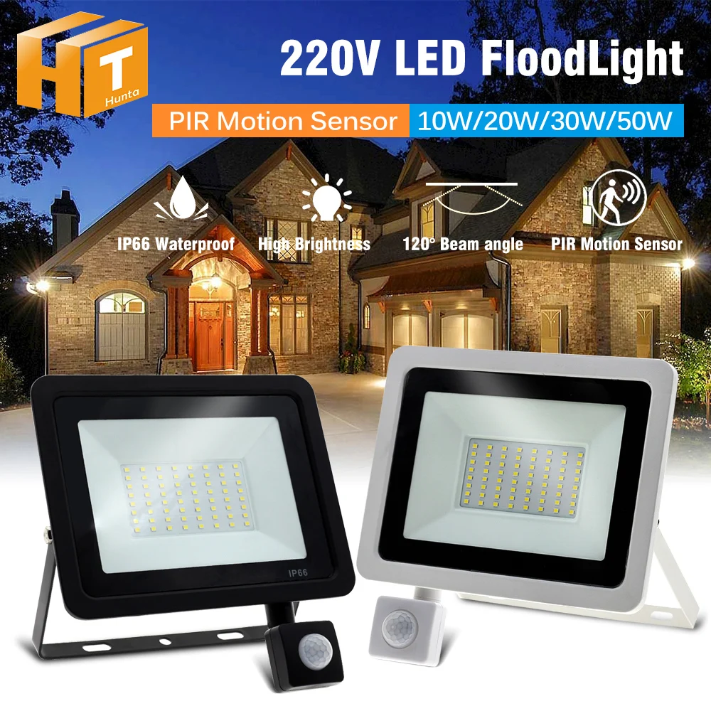 

220V LED FloodLight High Brightness IP66 Waterproof For Indoor Outdoor Wall Garden LED Reflector Street Lamp
