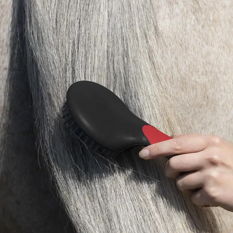 Horse Mane And Tail Brush Humanized Handle Professional Horse Grooming Brushes Horsetail Comb Horse Grooming Brushes Mane And