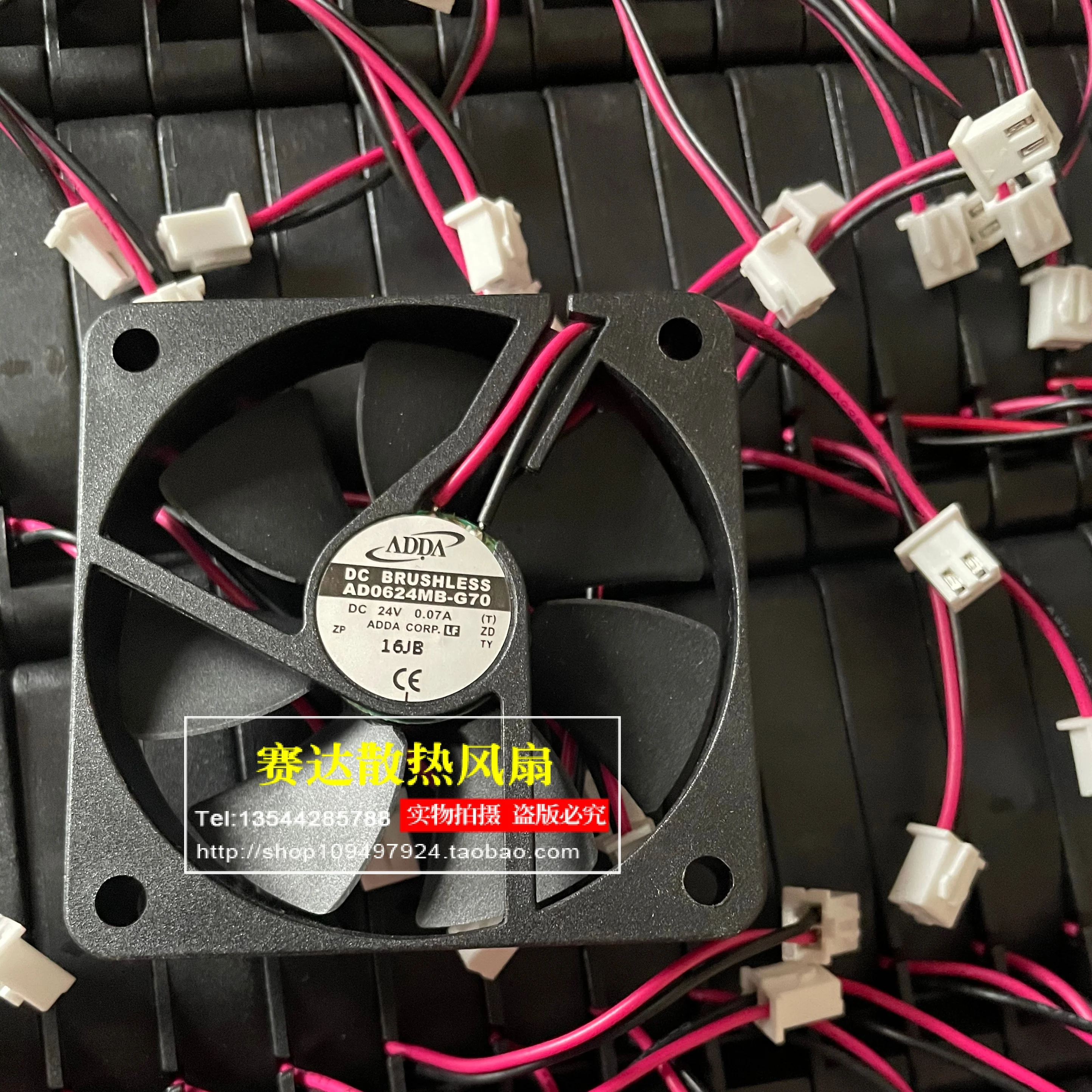 

NEW ADDA 6010 24V 0.07A AD0624MB-G70 mute ball bearing Cooling Fan 60*60*10mm