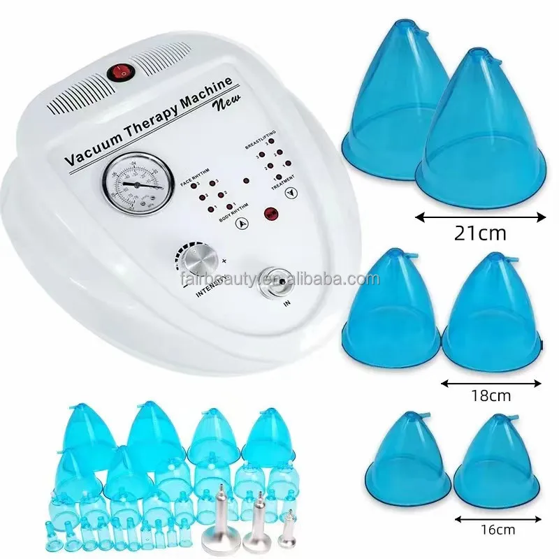 

Vacuum Therapy Machine 24 Cup Suction Cupping Vacuum Roller Massager for Commercial Use Hip and Butt Enhancer