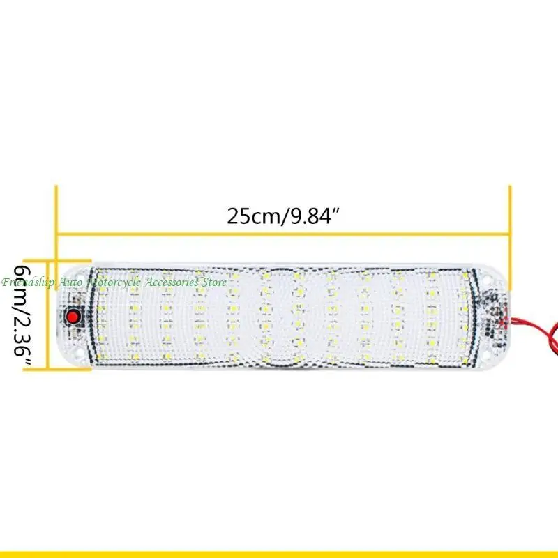 SZCH 72LED 12V-80V VECHIE VICIO VOITURE INTÉRIEUR INTÉRIEU