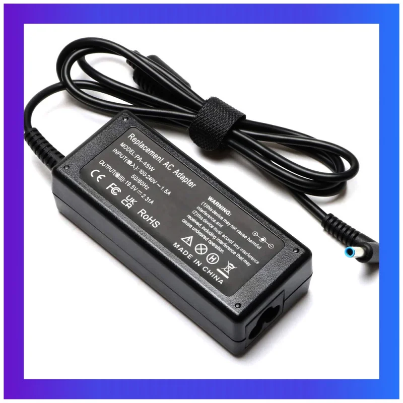 Adaptador de carregador de laptop 19.5V 2.31A 45W 4.5*3.0mm para HP Stream X360 13 14 Pavilion 854054-001 741727-001 740015-001 740015-002