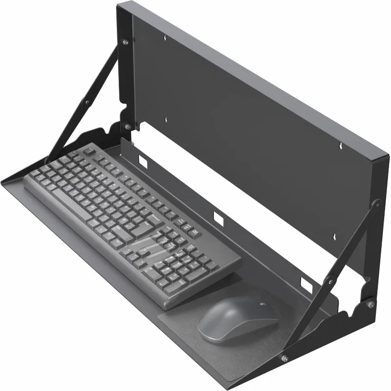 Keyboard and mouse bracket fixing bracket, hanger folding keyboard tray bracket storage box