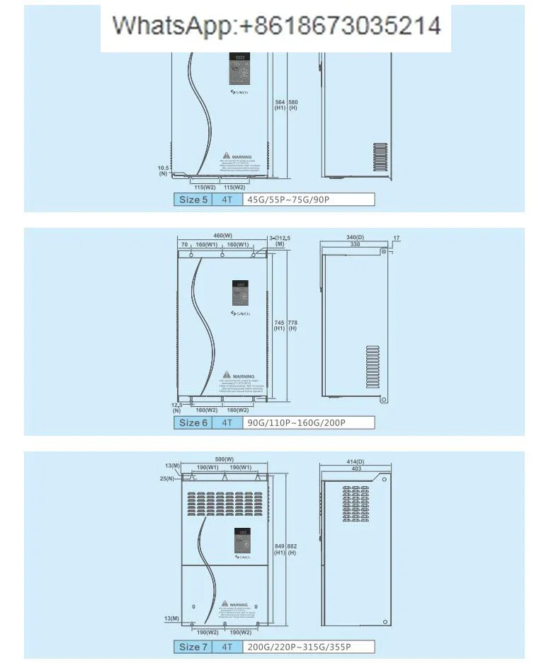 영구 자석 동기 인버터, S3100, 220V, 380V, S3100E, S3100A