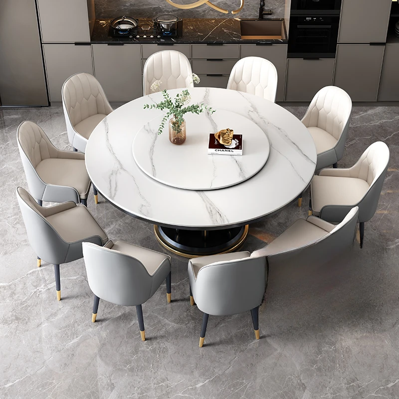 

Manger Slate Dining Table Restaurant Modern Round Pool Dining Table Patio Study Mesas De Jantar Kitchen Furniture OK50CZ