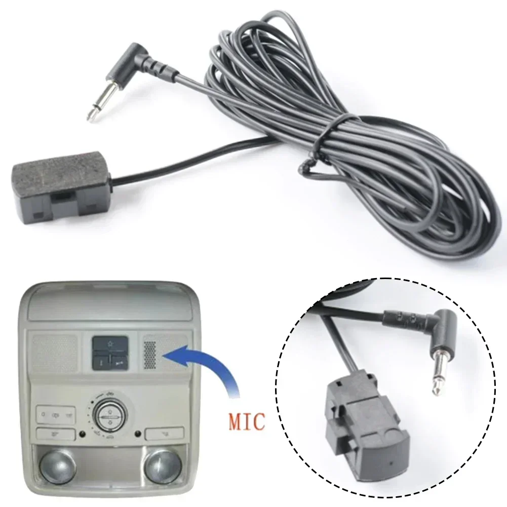 

Car 3.5mm Microphone Mic Car Audio Stereo Wired For 301 307 308 408 For C4 C5 C6 Car Roof Panel 3.5mm MIC