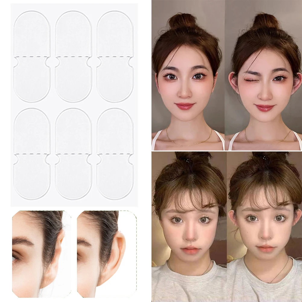 60 Pcs Cosmetic Ear Corrector Elf Ear Stickers Protruding Ear Solution Self Adhesive Big Ear Supporters Ear Tape for Women Girls