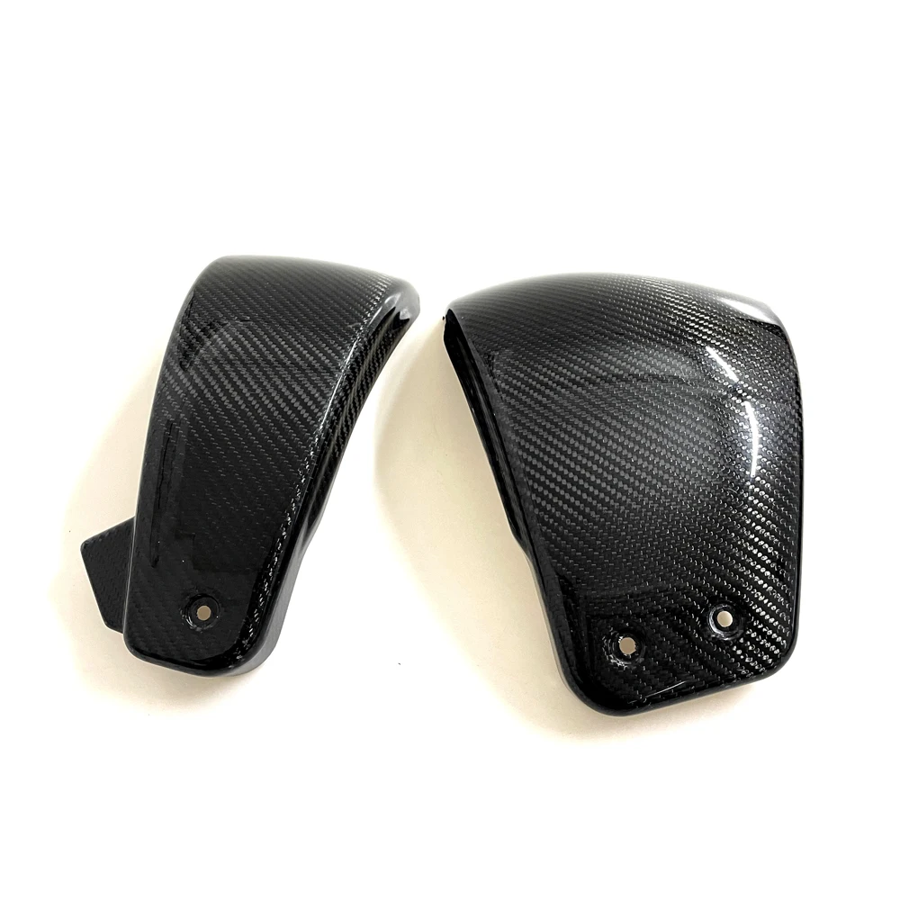 ل هارلي ديفيدسون lowrider S 2022 2023 2024 ألياف الكربون موتو تعديل جزء الجانب إطار غطاء البطارية حماية هدية #5