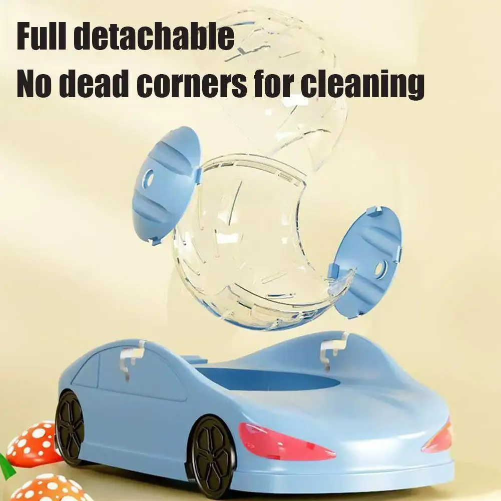 الهامستر تشغيل الكرة لعبة الحيوانات الأليفة الصغيرة لعبة الحيوانات الأليفة الصغيرة سيارة مضحك الحيوانات الأليفة الصغيرة شفافة الكرة مفرغة للهامستر