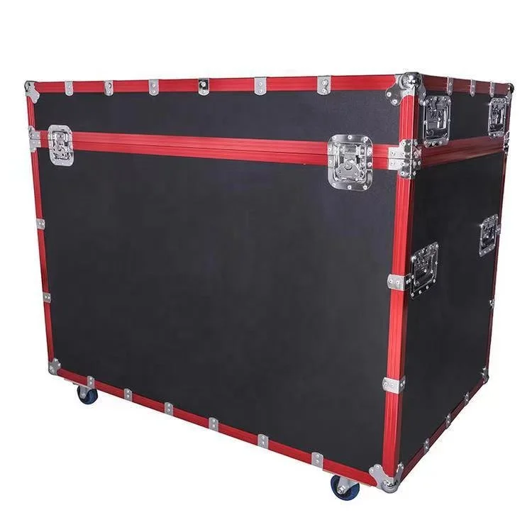 Custom Air Aluminum Tool Trolly Flight Case For Music Dj Equipment Shipping Box