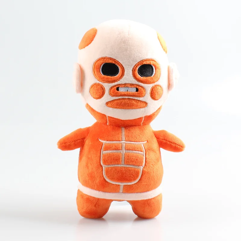 Muñeco de peluche de ataque a los Titanes de 28cm, decoración de almohada para el hogar, muñeco de peluche suave y cómodo, regalo de Navidad para niños y niñas