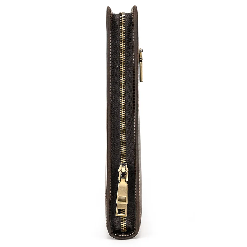 Custodia protettiva per iPad in vera pelle con slot per penna Stile retrò in pelle di cavallo pazzo Custodia protettiva in pelle per tablet da 12,9 pollici Custodia in vera pelle portatile